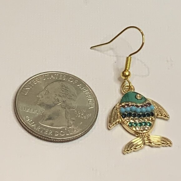 Fish Earring, Fishing Earring, Fish Jewelry, Gift Idea, Silly Animal Earrings - Picture 7 of 8
